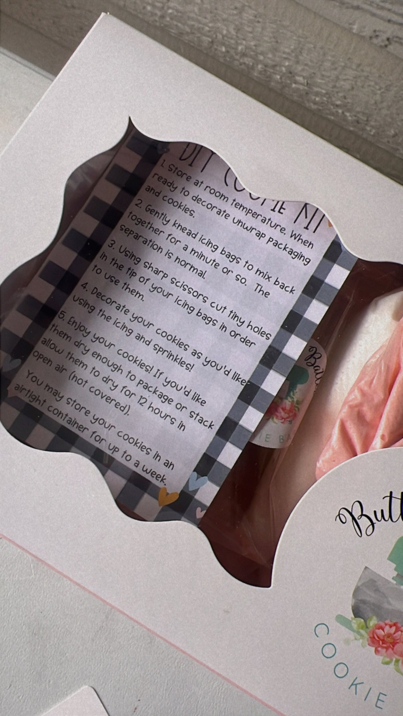 Valentine DIY Sugar Cookie Kits