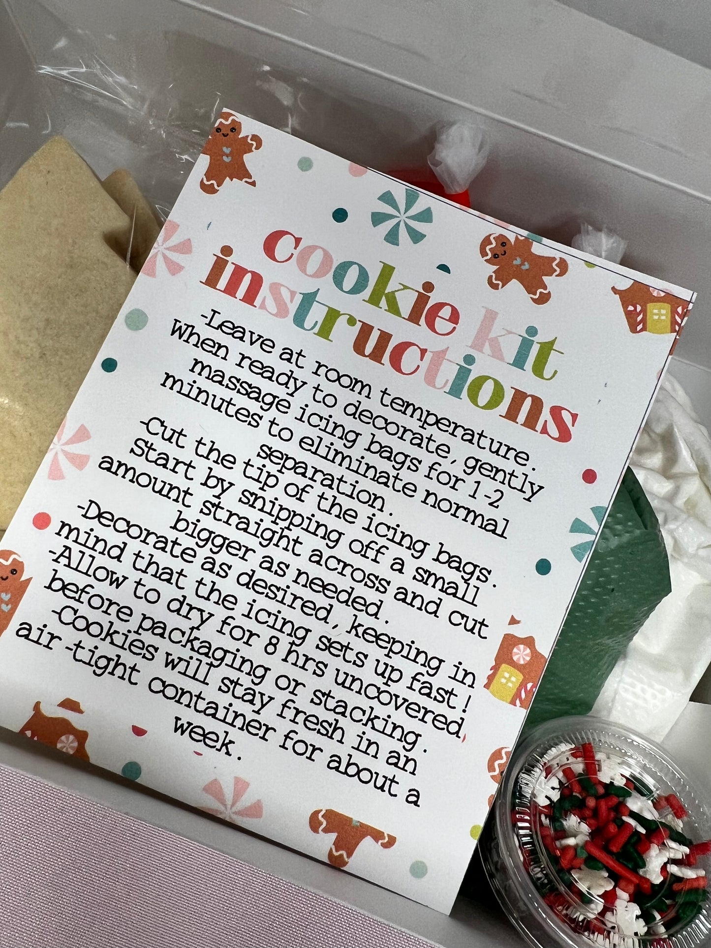 Holiday DIY Sugar cookie Decorating Kit