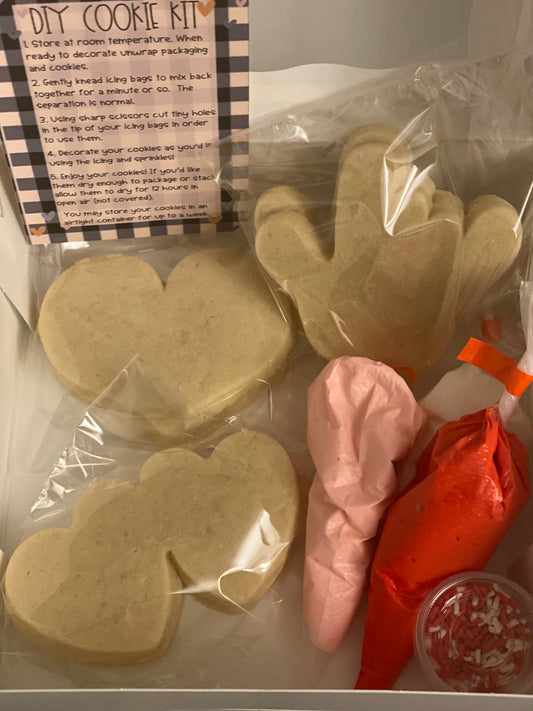 Valentine DIY Sugar Cookie Kits