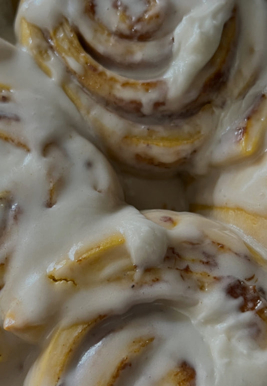 Pumpkin Spice Sourdough Cinnamon Rolls