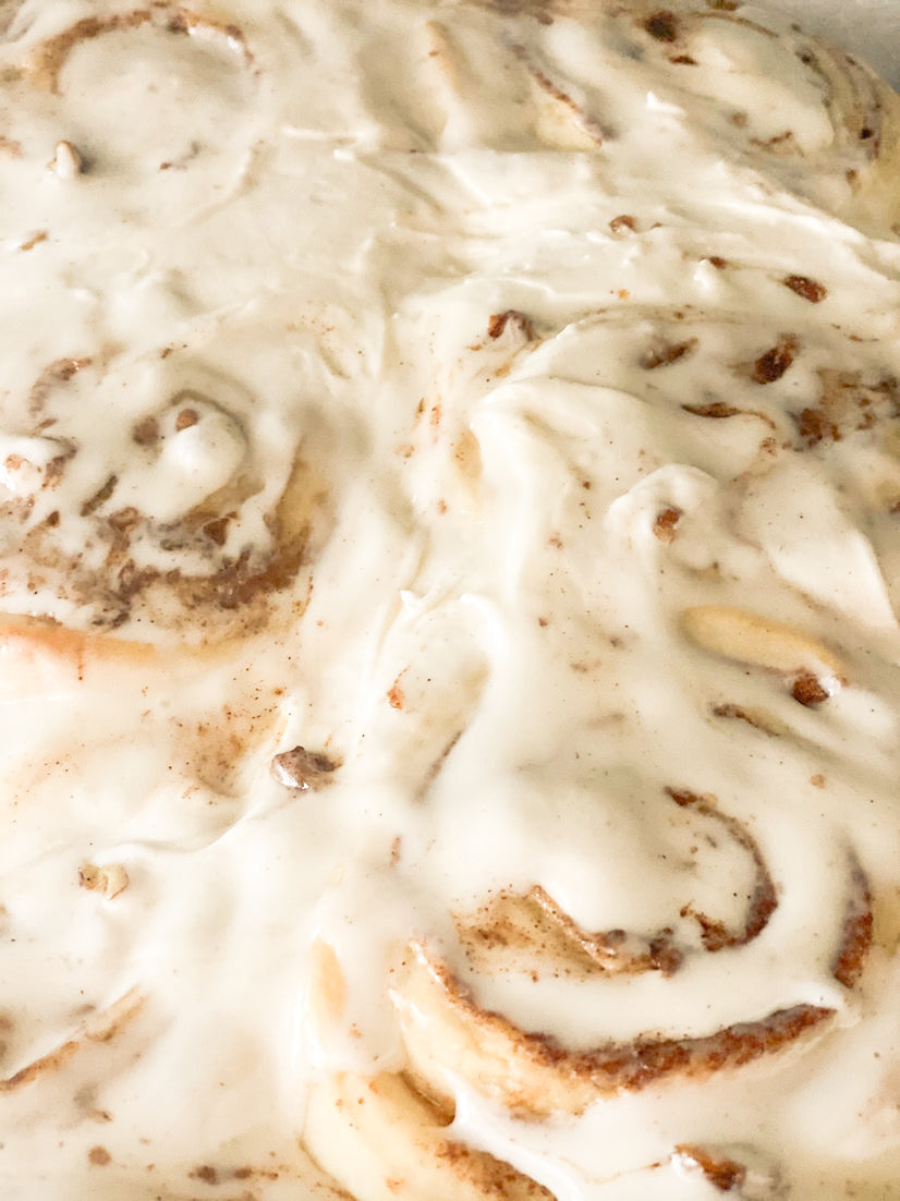 Pumpkin Spice Sourdough Cinnamon Rolls