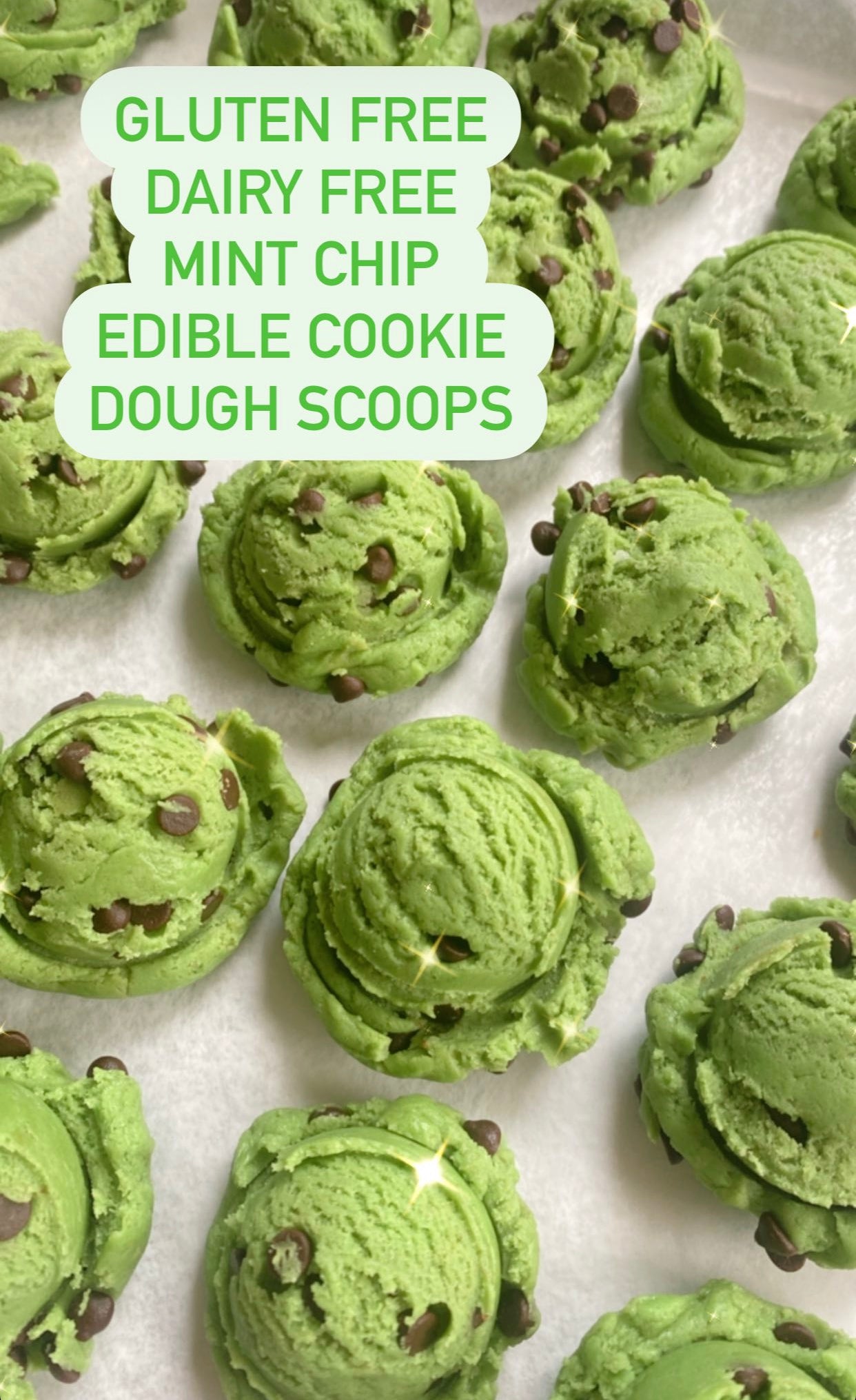 Vegan Edible Cookie Dough Scoops